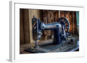 Old Sowing Machine-Nathan Wright-Framed Photographic Print