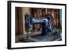Old Sowing Machine-Nathan Wright-Framed Photographic Print