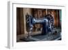 Old Sowing Machine-Nathan Wright-Framed Premium Photographic Print