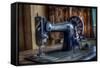 Old Sowing Machine-Nathan Wright-Framed Stretched Canvas