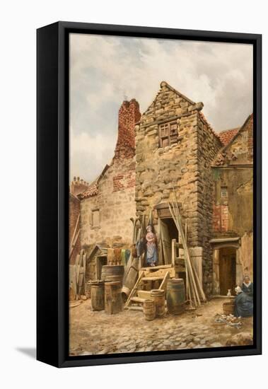 Old Sparrow Hall, Cullercoats-Thomas Miles Richardson-Framed Stretched Canvas