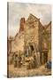 Old Sparrow Hall, Cullercoats-Thomas Miles Richardson-Stretched Canvas