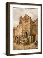 Old Sparrow Hall, Cullercoats-Thomas Miles Richardson-Framed Giclee Print