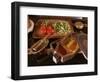 Old Spice Box and Brass Pestel and Mortar in Restored Traditional Pol House, Gujarat State, India-John Henry Claude Wilson-Framed Photographic Print