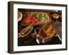 Old Spice Box and Brass Pestel and Mortar in Restored Traditional Pol House, Gujarat State, India-John Henry Claude Wilson-Framed Photographic Print