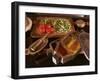 Old Spice Box and Brass Pestel and Mortar in Restored Traditional Pol House, Gujarat State, India-John Henry Claude Wilson-Framed Photographic Print