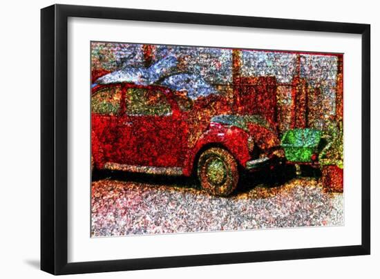 Old Spoiled Red Beetle-Andre Burian-Framed Giclee Print