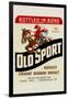 Old Sport Kentucky Straight Bourbon Whiskey-null-Framed Art Print