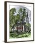 Old St. John's Church in Richmond, Virginia, in the 1800s-null-Framed Giclee Print