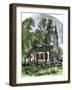 Old St. John's Church in Richmond, Virginia, in the 1800s-null-Framed Giclee Print