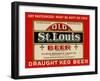 Old St. Louis Beer-null-Framed Art Print