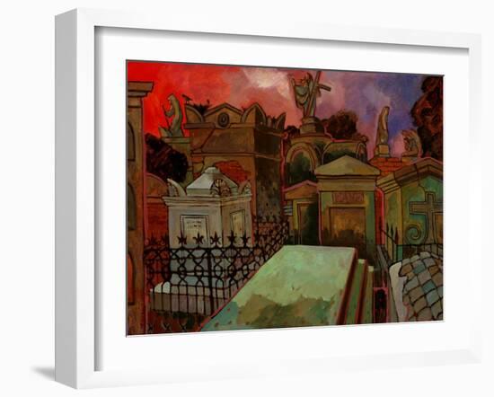 Old St. Louis Cemetery-John Newcomb-Framed Giclee Print