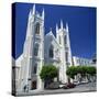 Old St. Mary's Church in San Francisco, California, United States of America, North America-Tony Gervis-Stretched Canvas