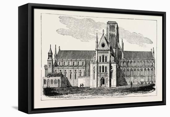 Old St. Paul's Cathedral-null-Framed Stretched Canvas