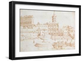 Old St. Peter's-Maerten van Heemskerck-Framed Giclee Print