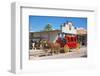 Old stagecoach at the western town Tombstone, Arizona, USA-null-Framed Premium Giclee Print