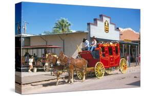 Old stagecoach at the western town Tombstone, Arizona, USA-null-Stretched Canvas