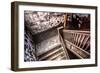 Old Staircase in an Abandoned Building-soupstock-Framed Photographic Print