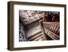 Old Staircase in an Abandoned Building-soupstock-Framed Photographic Print