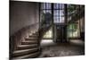 Old Stairway in Abandoned Building-Nathan Wright-Mounted Photographic Print