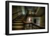 Old Stairway in Abandoned Building-Nathan Wright-Framed Photographic Print