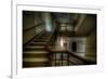 Old Stairway in Abandoned Building-Nathan Wright-Framed Photographic Print