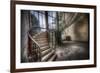 Old Stairway in Abandoned Building-Nathan Wright-Framed Photographic Print