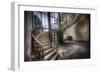 Old Stairway in Abandoned Building-Nathan Wright-Framed Photographic Print