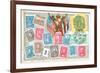 Old Stamps of Hawaii-null-Framed Art Print