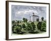 Old State Capitol Prior to 1881, When it Burned, Austin, Texas-null-Framed Giclee Print