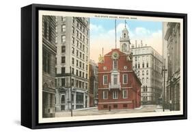 Old State House, Boston, Mass.-null-Framed Stretched Canvas