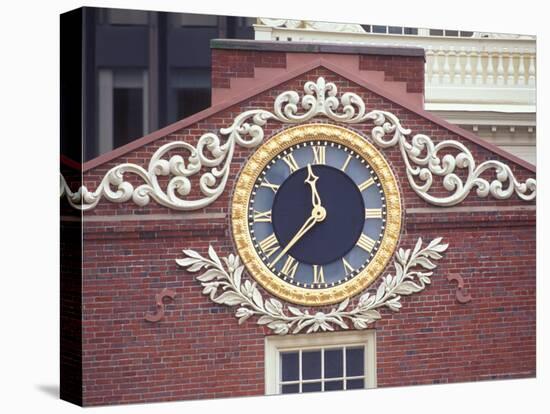 Old State House Clock, Boston, Massachusetts, USA-Rob Tilley-Stretched Canvas