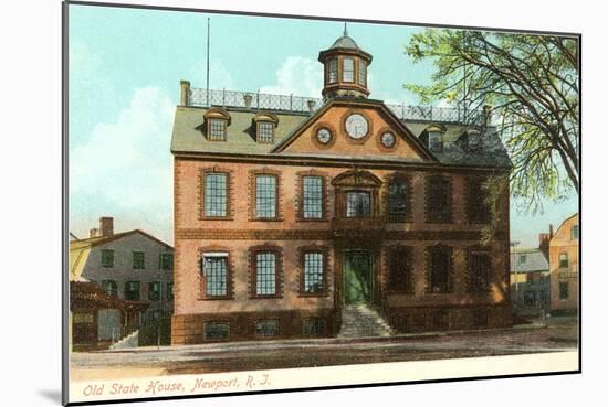 Old State House, Newport, Rhode Island-null-Mounted Art Print