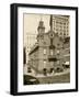 Old State House, the Colonial Capitol, Boston, 1890s-null-Framed Giclee Print