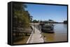 Old Steam Boat in Mildura on the Murray River, Victoria, Australia, Pacific-Michael Runkel-Framed Stretched Canvas