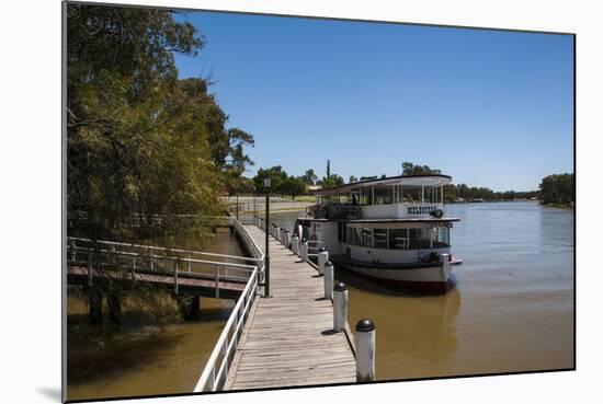 Old Steam Boat in Mildura on the Murray River, Victoria, Australia, Pacific-Michael Runkel-Mounted Photographic Print