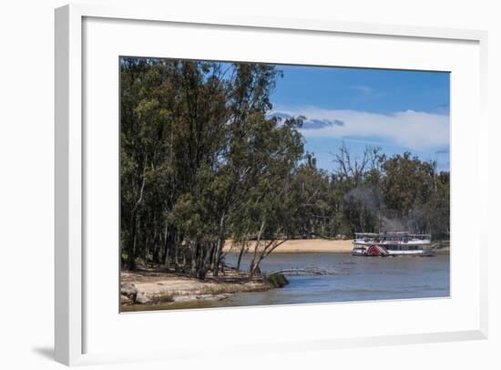 Old Steam Boat in Mildura on the Murray River, Victoria, Australia, Pacific-Michael Runkel-Framed Photographic Print