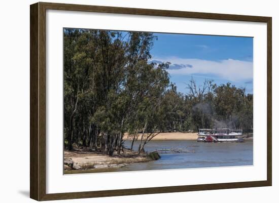 Old Steam Boat in Mildura on the Murray River, Victoria, Australia, Pacific-Michael Runkel-Framed Photographic Print