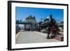 Old Steam Engine at the Final Railway Station of the Trans-Siberian Railway in Vladivostok-Michael Runkel-Framed Photographic Print
