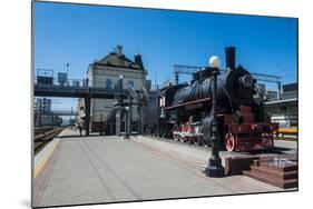 Old Steam Engine at the Final Railway Station of the Trans-Siberian Railway in Vladivostok-Michael Runkel-Mounted Photographic Print