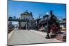 Old Steam Engine at the Final Railway Station of the Trans-Siberian Railway in Vladivostok-Michael Runkel-Mounted Photographic Print