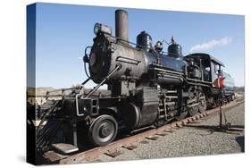 Old Steam Locomotive, Gold Hill Train Station, Virginia City, Nevada, USA-Michael DeFreitas-Stretched Canvas