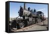 Old Steam Locomotive, Gold Hill Train Station, Virginia City, Nevada, USA-Michael DeFreitas-Framed Stretched Canvas