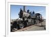 Old Steam Locomotive, Gold Hill Train Station, Virginia City, Nevada, USA-Michael DeFreitas-Framed Photographic Print