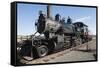 Old Steam Locomotive, Gold Hill Train Station, Virginia City, Nevada, USA-Michael DeFreitas-Framed Stretched Canvas