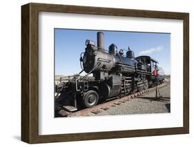 Old Steam Locomotive, Gold Hill Train Station, Virginia City, Nevada, USA-Michael DeFreitas-Framed Photographic Print