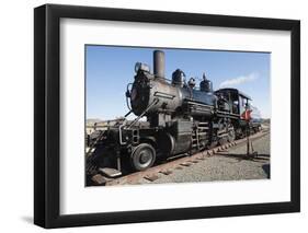 Old Steam Locomotive, Gold Hill Train Station, Virginia City, Nevada, USA-Michael DeFreitas-Framed Photographic Print