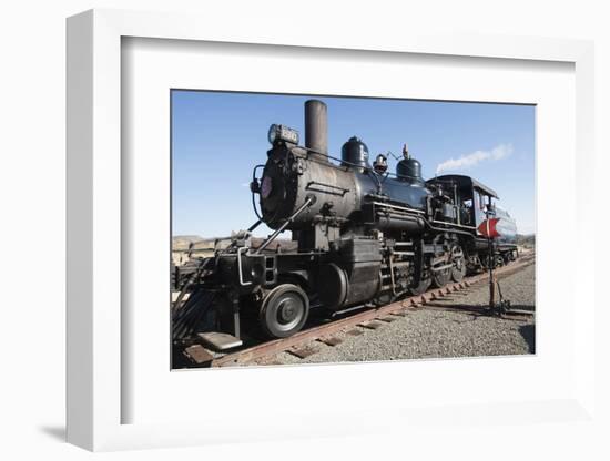 Old Steam Locomotive, Gold Hill Train Station, Virginia City, Nevada, USA-Michael DeFreitas-Framed Photographic Print