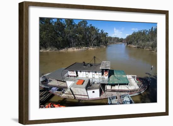 Old Steamer in Echuca on the Murray River, Victoria, Australia, Pacific-Michael Runkel-Framed Photographic Print