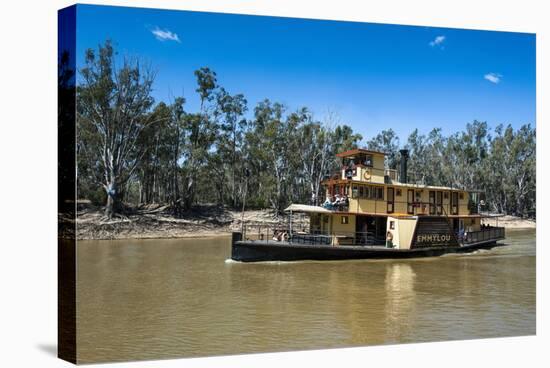 Old Steamer in Echuca on the Murray River, Victoria, Australia, Pacific-Michael Runkel-Stretched Canvas
